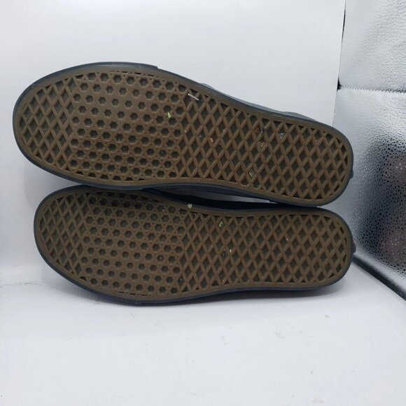 VANS Black Suede Shoes Mens 12 Style 721356 - Picture 7 of 8